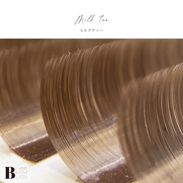 ボリュームラッシュ（ミルクティーブラウン）【長さ単品】/ 0.07mm