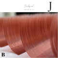 【ボリュームラッシュ】 HAIR COLOR COLLECTION / 0.07mm【6~13mm MIX】 - ｽﾓｰｷｰﾚｯﾄﾞ J