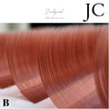 【ボリュームラッシュ】 HAIR COLOR COLLECTION / 0.07mm【6~13mm MIX】 - ｽﾓｰｷｰﾚｯﾄﾞ JC
