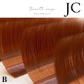 【ボリュームラッシュ】 HAIR COLOR COLLECTION / 0.07mm【6~13mm MIX】 - ﾃﾗｺｯﾀｵﾚﾝｼﾞ JC