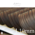 フラットラッシュ （コーヒブラウン） 【長さ単品】/ 0.15mm - ｺｰﾋｰﾌﾞﾗｳﾝ  J10mm