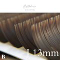 フラットラッシュ （コーヒブラウン） 【長さ単品】/ 0.15mm - ｺｰﾋｰﾌﾞﾗｳﾝ  J13mm