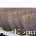 フラットラッシュ （グレージュ） 【長さ単品】/ 0.15mm - ｸﾞﾚｰｼﾞｭ  JC9mm