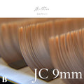 フラットラッシュ （ミルクティー） 【長さ単品】/ 0.15mm - ﾐﾙｸﾃｨｰ  JC9mm