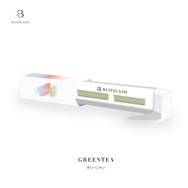 フラットラッシュ(2列シート) グリーンティー 0.15mm