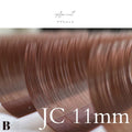 ボリュームラッシュ（アプリコットブラウン）【長さ単品】/ 0.07mm - ｱﾌﾟﾘｺｯﾄ JC 11mm