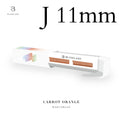 フラットラッシュ(2列シート) キャロット 0.15mm - キャロット   J11mm