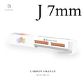 フラットラッシュ(2列シート) キャロット 0.15mm - キャロット   J7mm