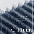 ボリュームラッシュ（デニムブルー）【長さ単品】 / 0.07mm - デニムブルー  C 11mm