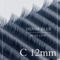 ボリュームラッシュ（デニムブルー）【長さ単品】 / 0.07mm - デニムブルー  C 12mm