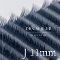 ボリュームラッシュ（デニムブルー）【長さ単品】 / 0.07mm - デニムブルー  J 11mm