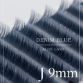 ボリュームラッシュ（デニムブルー）【長さ単品】 / 0.07mm - デニムブルー  J 9mm