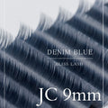ボリュームラッシュ（デニムブルー）【長さ単品】 / 0.07mm - デニムブルー  JC 9mm