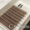 HAIR COLOR COLLECTION【6~8/9~11/11~13 mix】VOLUME LASH COLOR  / 0.07mm - ｸﾞﾚｰｼﾞｭ C 6~8mm