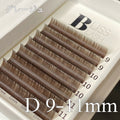HAIR COLOR COLLECTION【6~8/9~11/11~13 mix】VOLUME LASH COLOR  / 0.07mm - ｸﾞﾚｰｼﾞｭ D 9~11mm