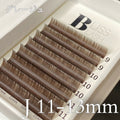 HAIR COLOR COLLECTION【6~8/9~11/11~13 mix】VOLUME LASH COLOR  / 0.07mm - ｸﾞﾚｰｼﾞｭ J 11~13mm