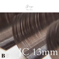 ボリュームラッシュ（グレージュブラウン）【長さ単品】/ 0.07mm - グレージュ JC 13mm