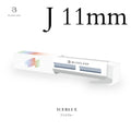 フラットラッシュ(2列シート) アイスブルー 0.15mm - アイスブルー  J11mm