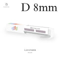 フラットラッシュ(2列シート) ラベンダー 0.15mm - ラベンダー  D8mm