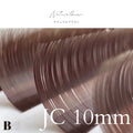 フラットラッシュ （ナチュラルブラウン） 【長さ単品】/ 0.15mm - ﾅﾁｭﾗﾙﾌﾞﾗｳﾝ  JC10mm