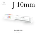 フラットラッシュ(2列シート) スノーホワイト 0.15mm - スノーホワイト J10mm