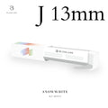 フラットラッシュ(2列シート) スノーホワイト 0.15mm - スノーホワイト J13mm