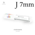 フラットラッシュ(2列シート) スノーホワイト 0.15mm - スノーホワイト J7mm